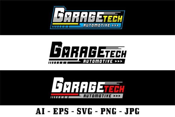 Download Garage Tech Automotive Design Logo, Eps - Eps Collection