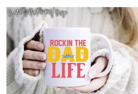 Download Rockin the Dad Life SVG PDF DXF EPS PNG - Dad life svg Collection