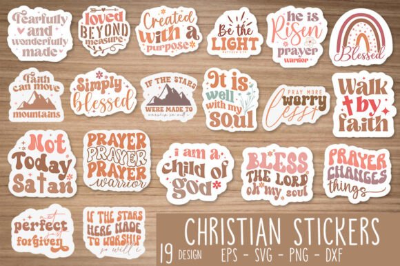 Download Boho Christian Svg Png Sticker Bundle - Png sticker Collection