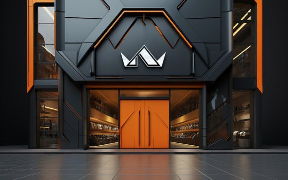Download Metallic Sign Mockup 3d Logo Mockup - Logo mockup Collection