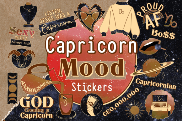 Download Capricorn Zodiac Clipart, 50 PNG Sticker - Png sticker Collection