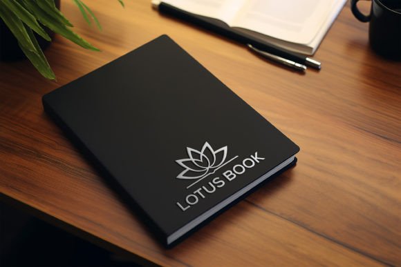 Download Book Cover Mockup | Notepad Logo Mockup - Premium Resources
