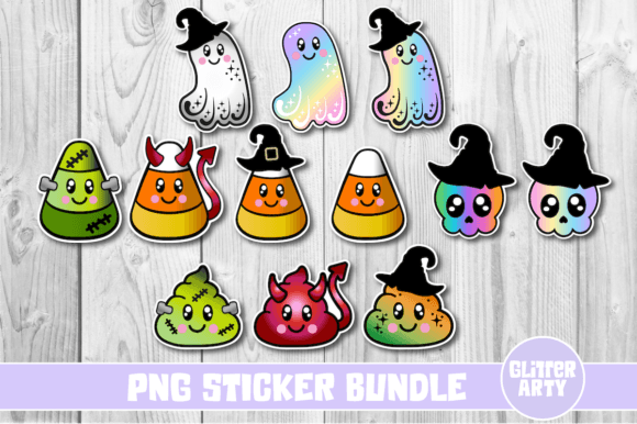 Download Kawaii Halloween PNG Sticker Bundle - Png sticker Collection