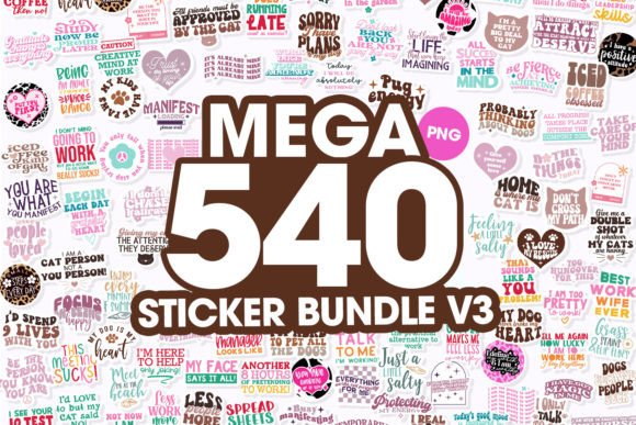 Download Mega PNG Sticker Bundle | Sticker Bundle - Png sticker Collection