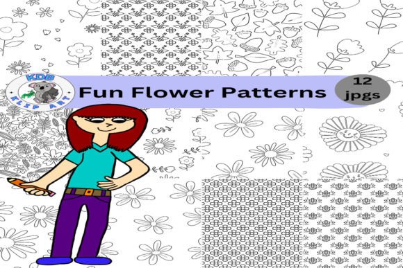 Download Floral Lineart Patterns Black and White - Lineart Collection