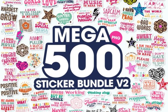 Download Mega PNG Sticker Bundle - Png sticker Collection