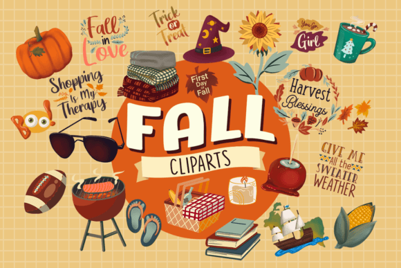 Download Fall Cliparts, 50 PNG Sticker - Png sticker Collection